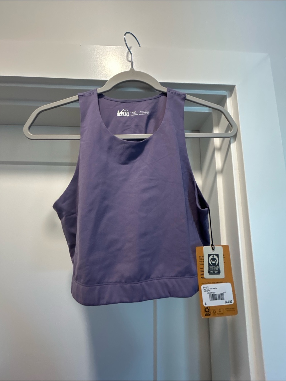 REI Larkspur Women's Bra Top in Deep Navy